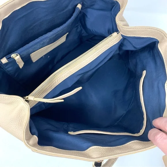 Cole Haan Benson Large Leather Tote Bag - Picture 7 of 14